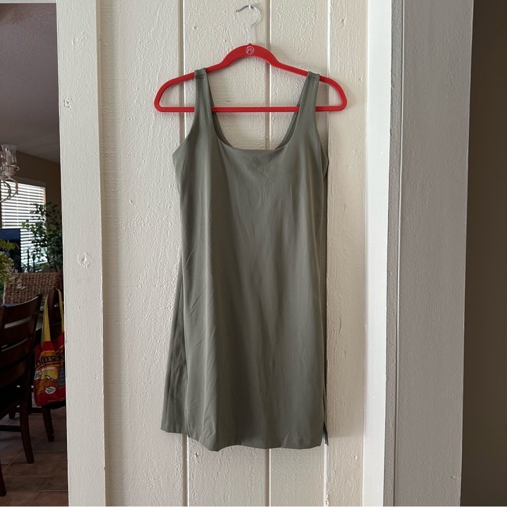 Old Navy Sage Green Sleeveless Dress